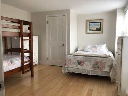 Hyannis Cape Cod vacation rental - First floor bedroom - another view - Queen and twin bunk bed set