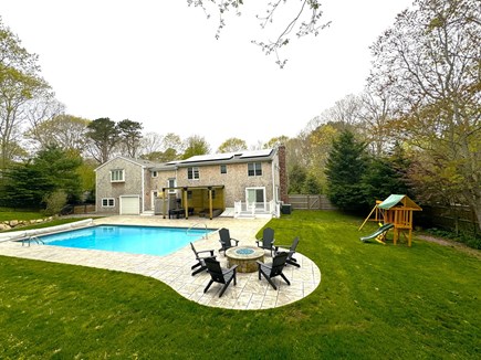 Sandwich Cape Cod vacation rental - Back yard and pool area