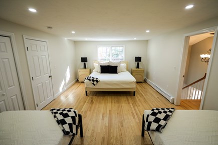 Sandwich Cape Cod vacation rental - Bedroom with one king and two full beds