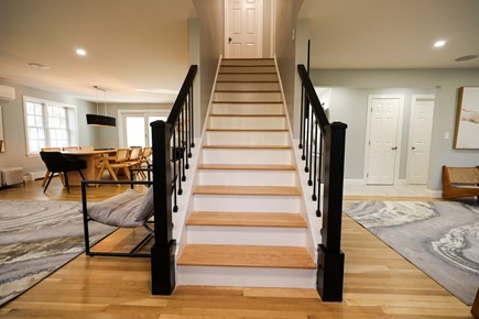 Sandwich Cape Cod vacation rental - One set of stairs leading to three bedrooms upstairs