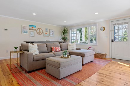 Falmouth Cape Cod vacation rental - Enter into the spacious family room with Smart TV
