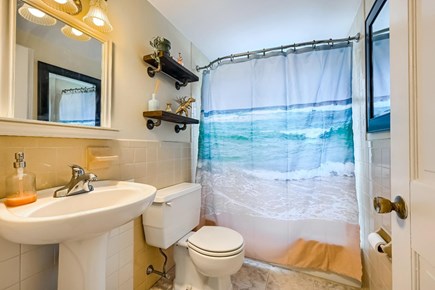 Harwich Cape Cod vacation rental - Upstairs full bath shared between two queen bedrooms
