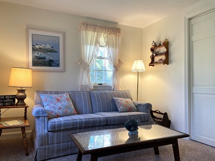 Harwich, Close to Red River Beach Cape Cod vacation rental - Den with pullout sofa and flat screen T.V.