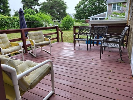 Dennis Cape Cod vacation rental - Deck with seating & dining