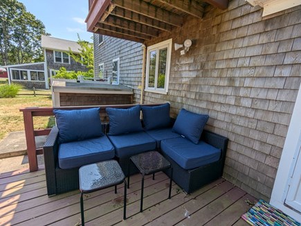 Dennis Cape Cod vacation rental - Outdoor seating after a day at the beach