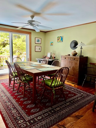 Centerville Cape Cod vacation rental - Dining room looking towards back deck