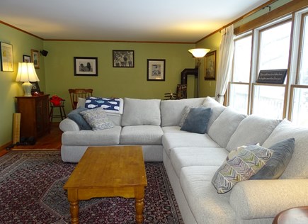 Centerville Cape Cod vacation rental - Living room with large sectional