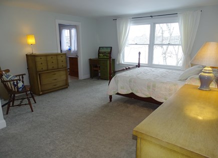 Centerville Cape Cod vacation rental - Upstairs queen bedroom, opens to bathroom