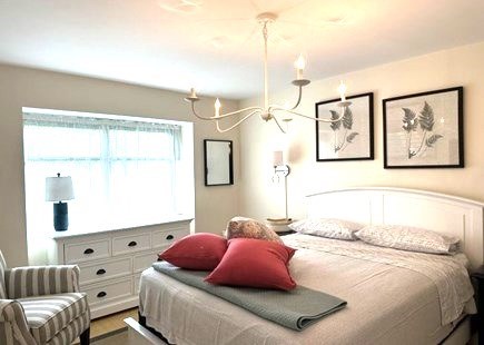 Ocean Edge, Brewster Cape Cod vacation rental - Bedroom one, complete with Smart TV and lovely full bath