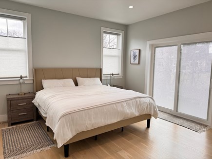 North Falmouth  Cape Cod vacation rental - First floor Bedroom with king bed and en suite bath