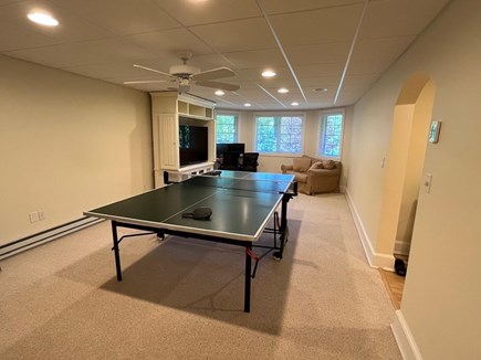 Osterville Cape Cod vacation rental - Ping pong/ TV room lower level
