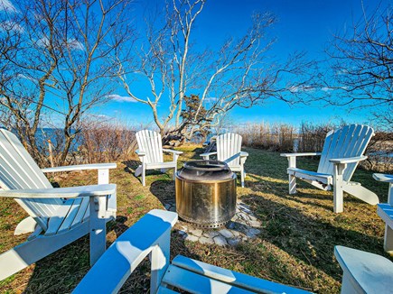 Brewster Cape Cod vacation rental - Solo Stove firepit with Adirondack seating for 6