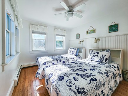 Brewster Cape Cod vacation rental - First bedroom, lower level, 2 full beds