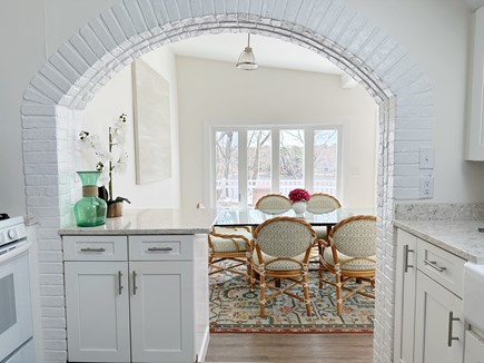 Harwich Cape Cod vacation rental - Kitchen overlooking dinning area