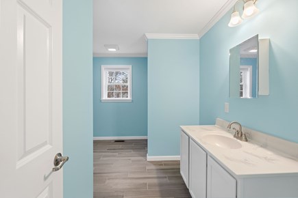 Brewster Cape Cod vacation rental - Primary Bedroom Bathroom with Shower Stall and Soaking Tub
