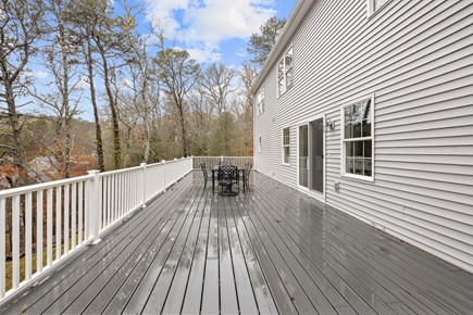 Brewster Cape Cod vacation rental - Large Deck