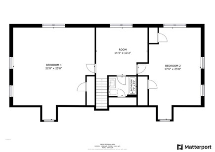 Brewster Cape Cod vacation rental - 2nd floor layout