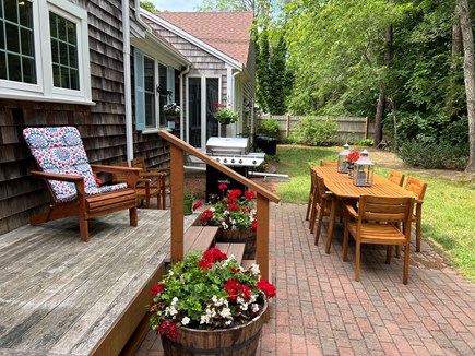 Centerville Cape Cod vacation rental - A shot of the backyard...