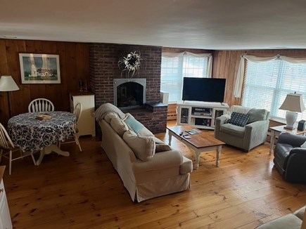 West Harwich Cape Cod vacation rental - Family room with dining area