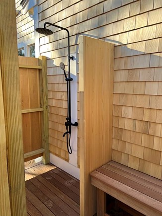 Wellfleet Cape Cod vacation rental - New outdoor shower in 2025, with spacious changing area,