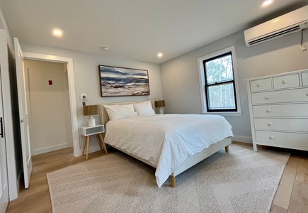 Wellfleet Cape Cod vacation rental - Bedroom 1 (Queen bed). Window shades have been ordered.