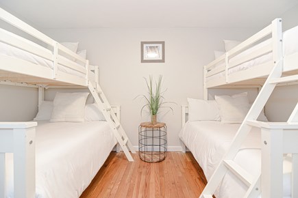 West Dennis Cape Cod vacation rental - Bedroom 3: (2) Twin over Full bunk beds