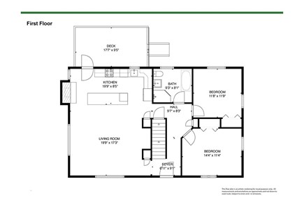 Chatham Cape Cod vacation rental - Main level layout