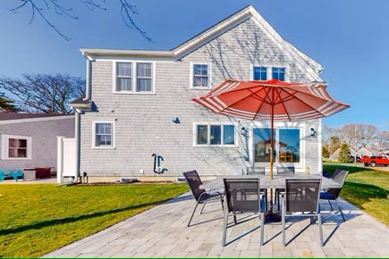 West Yarmouth Cape Cod vacation rental - Back Yard Patio facing back of home