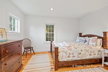 Barnstable Cape Cod vacation rental - Main level guest room w/ queen bed.