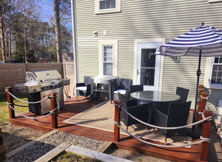 West Yarmouth Cape Cod vacation rental - KitchenAid gas grill with searing station and side burner