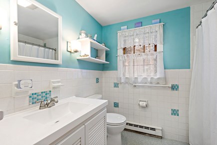 Eastham Cape Cod vacation rental - First floor bathroom with a tub and shower