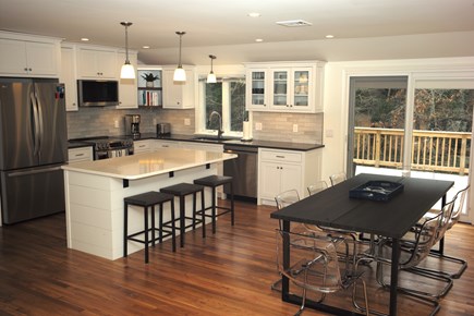 Brewster Cape Cod vacation rental - Open concept kitchen and dining room