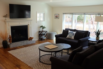 Brewster Cape Cod vacation rental - Upstairs living room with TV