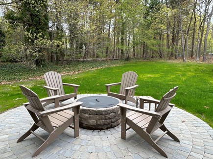Brewster Cape Cod vacation rental - Fire pit and back yard