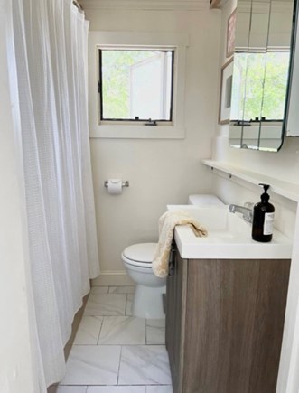 Dennis Cape Cod vacation rental - Bathroom with tub & shower