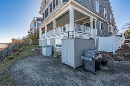 Sagamore Beach Cape Cod vacation rental - Outdoor area with grill and outdoor shower