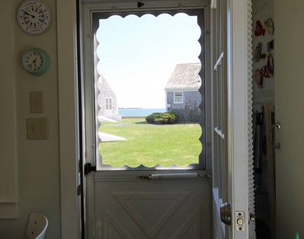 Wellfleet Cape Cod vacation rental - Front door overlooking Cape Cod Bay and Wellfleet Harbor