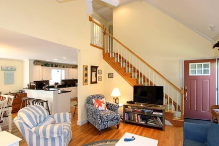 Harwich Cape Cod vacation rental - Open living space to upstairs