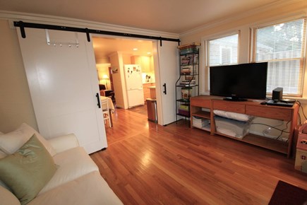 Centerville Cape Cod vacation rental - Sleeper sofa room with door