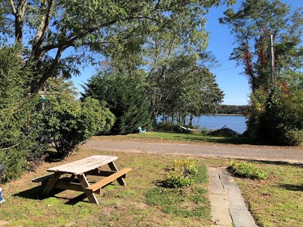 Orleans Cape Cod vacation rental - Access to water and Lawn area is separated by a dirt road