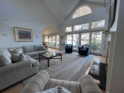 Cotuit Cape Cod vacation rental - Living space with water view