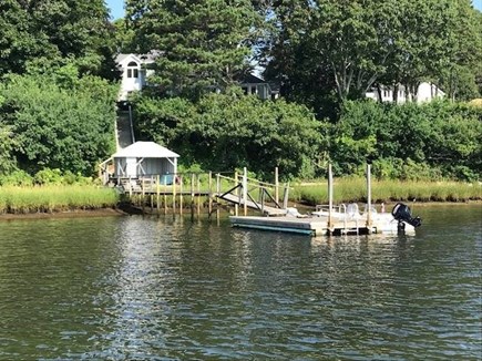 Cotuit Cape Cod vacation rental - Boat dock great for swimming too