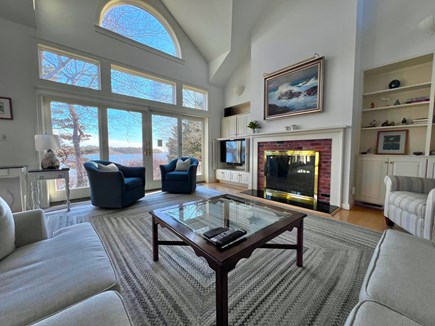 Cotuit Cape Cod vacation rental - Living room with water view
