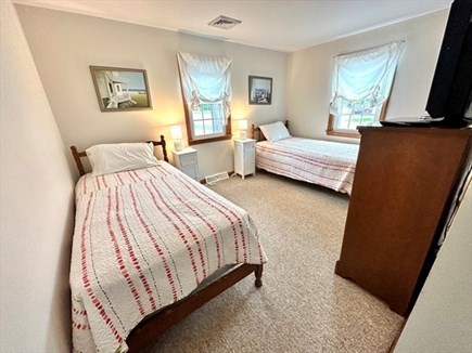Dennis Cape Cod vacation rental - Two twin beds bedroom. Lots of light in each bedroom!