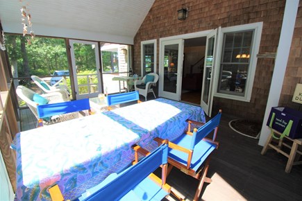 Cotuit Cape Cod vacation rental - Screened in porch