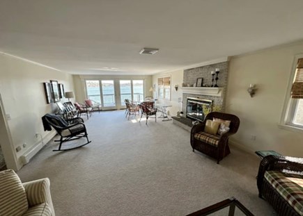Dennis Port  Cape Cod vacation rental - Huge open living room with pullout sofa plus an additional sofa