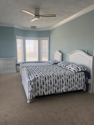 Barnstable, Millway Beach Cape Cod vacation rental - Bedroom with twin and full bed with full bathroom attached.
