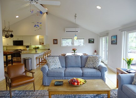 North Truro Cape Cod vacation rental - Sunny open floor plan with A/C and ceiling fan
