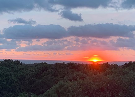North Truro Cape Cod vacation rental - Lovely sunset views from the decks, especially the top deck
