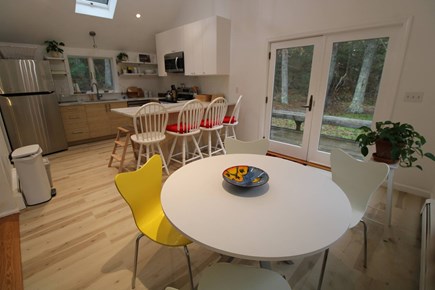 Orleans Cape Cod vacation rental - Kitchen table with eat in kitchen and deck access